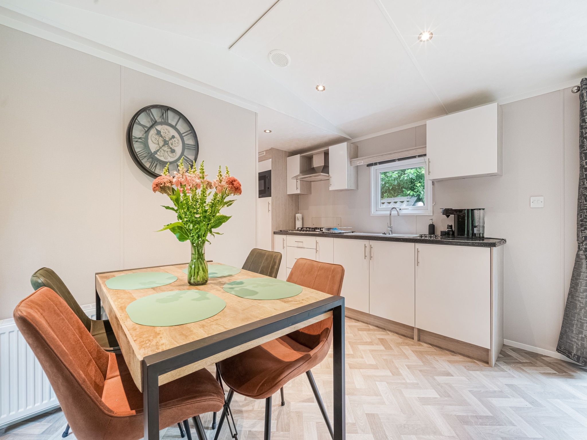 De keuken van Chalet in Vledder in Vledder