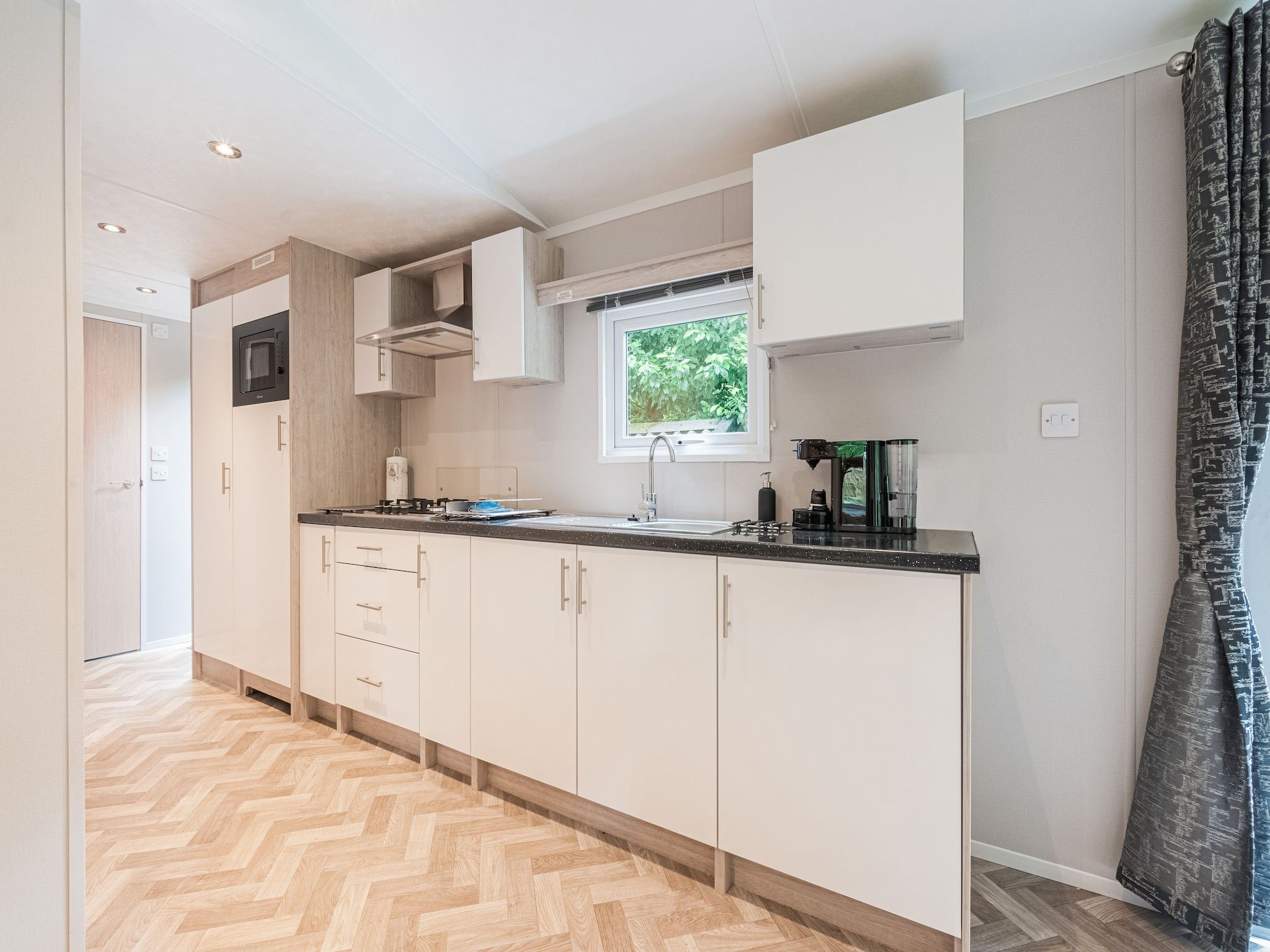 De keuken van Chalet in Vledder in Vledder