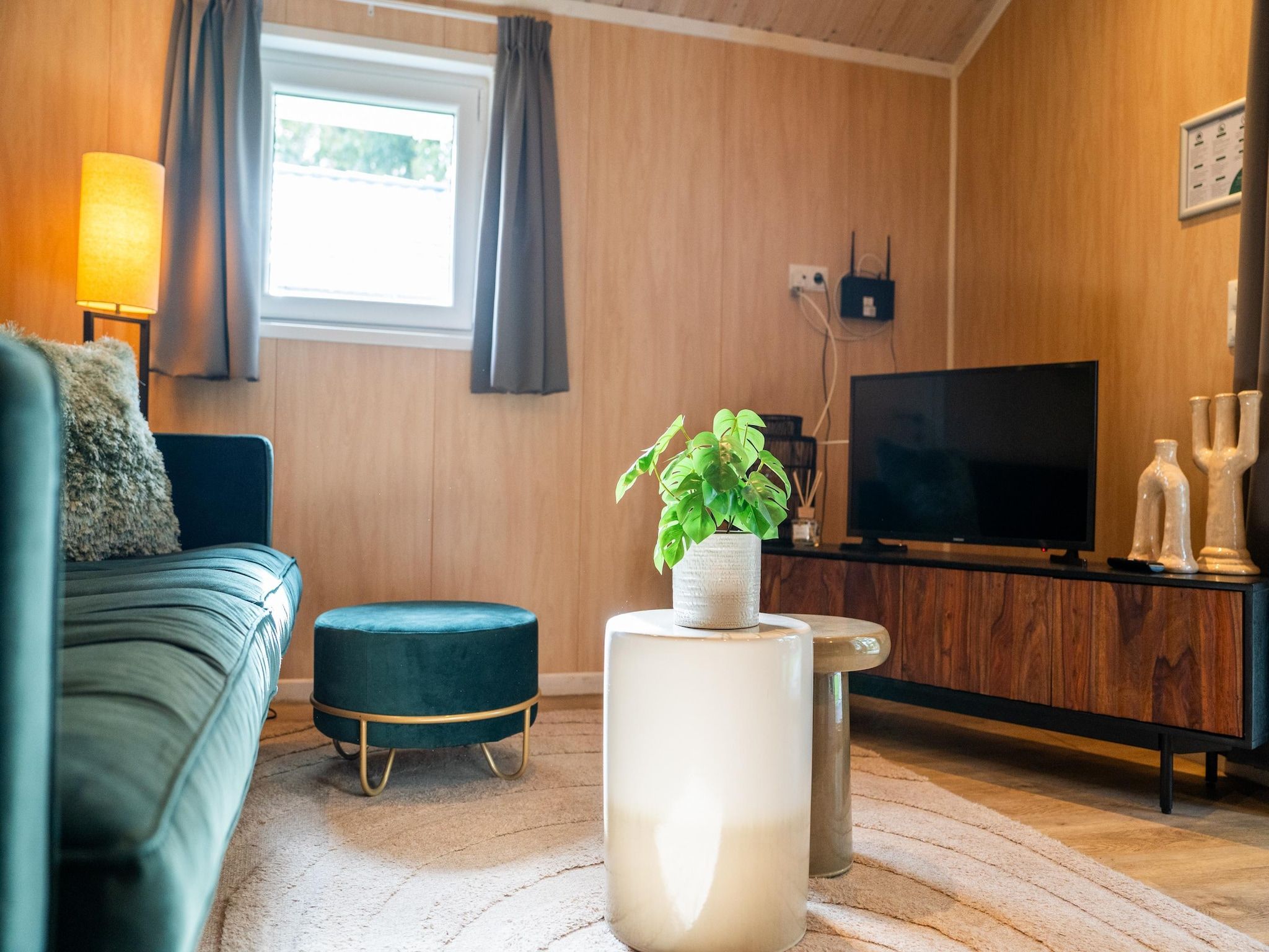 De woonkamer van Vakantiepark Latour 2 in Oirschot