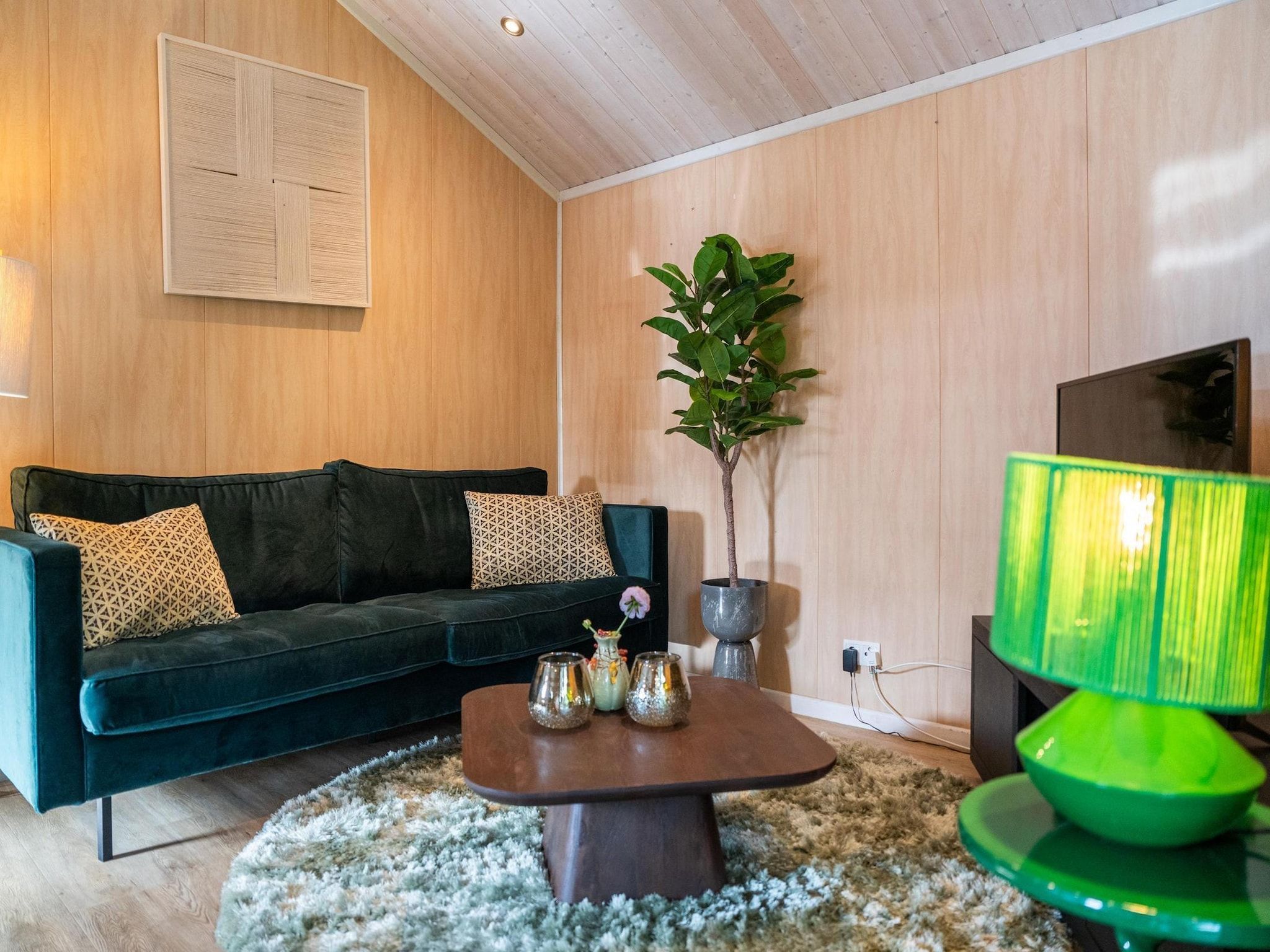 De woonkamer van Vakantiepark Latour 3 in Oirschot