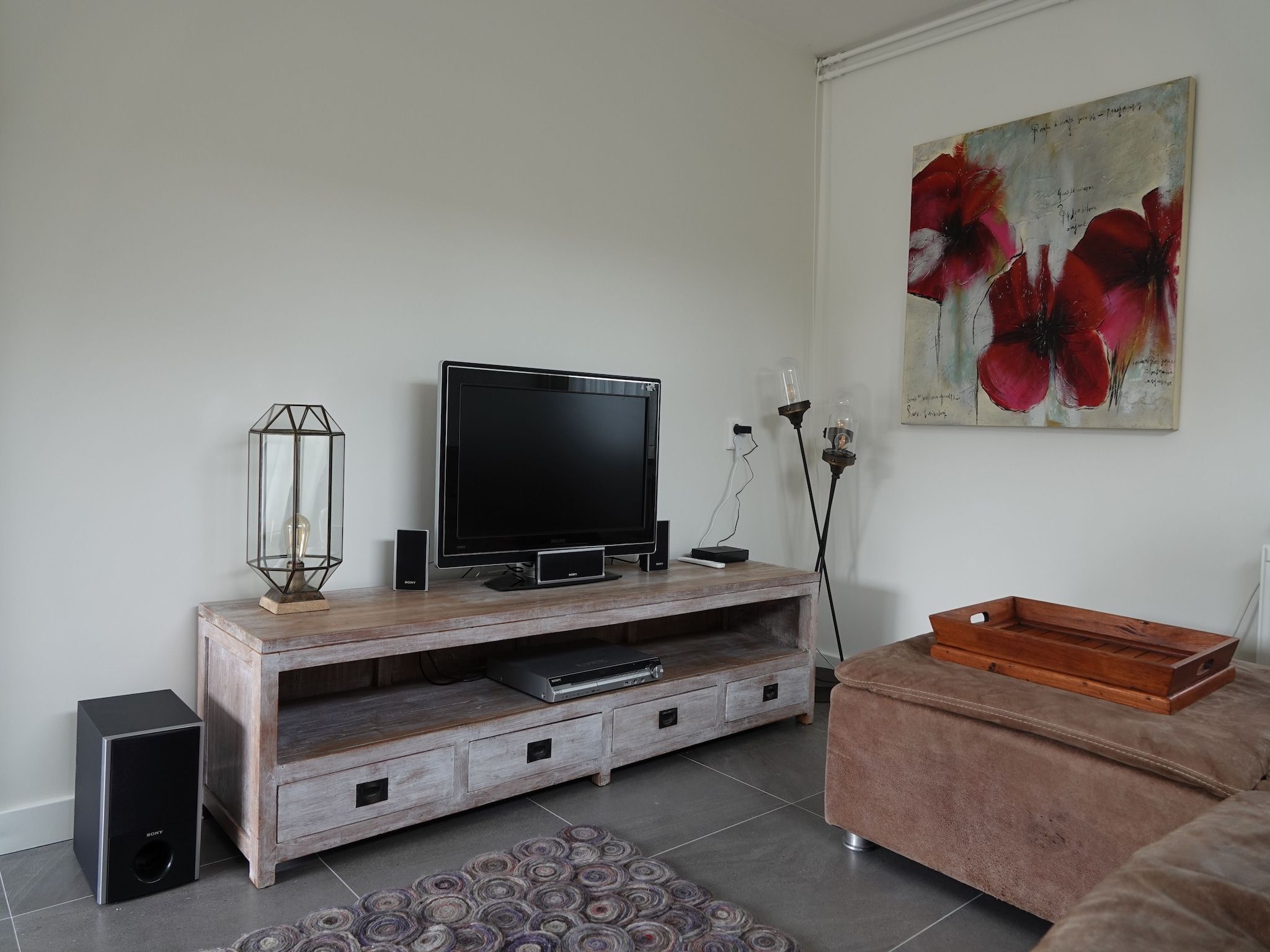 De woonkamer van Relaxing Summer in Noordwijkerhout