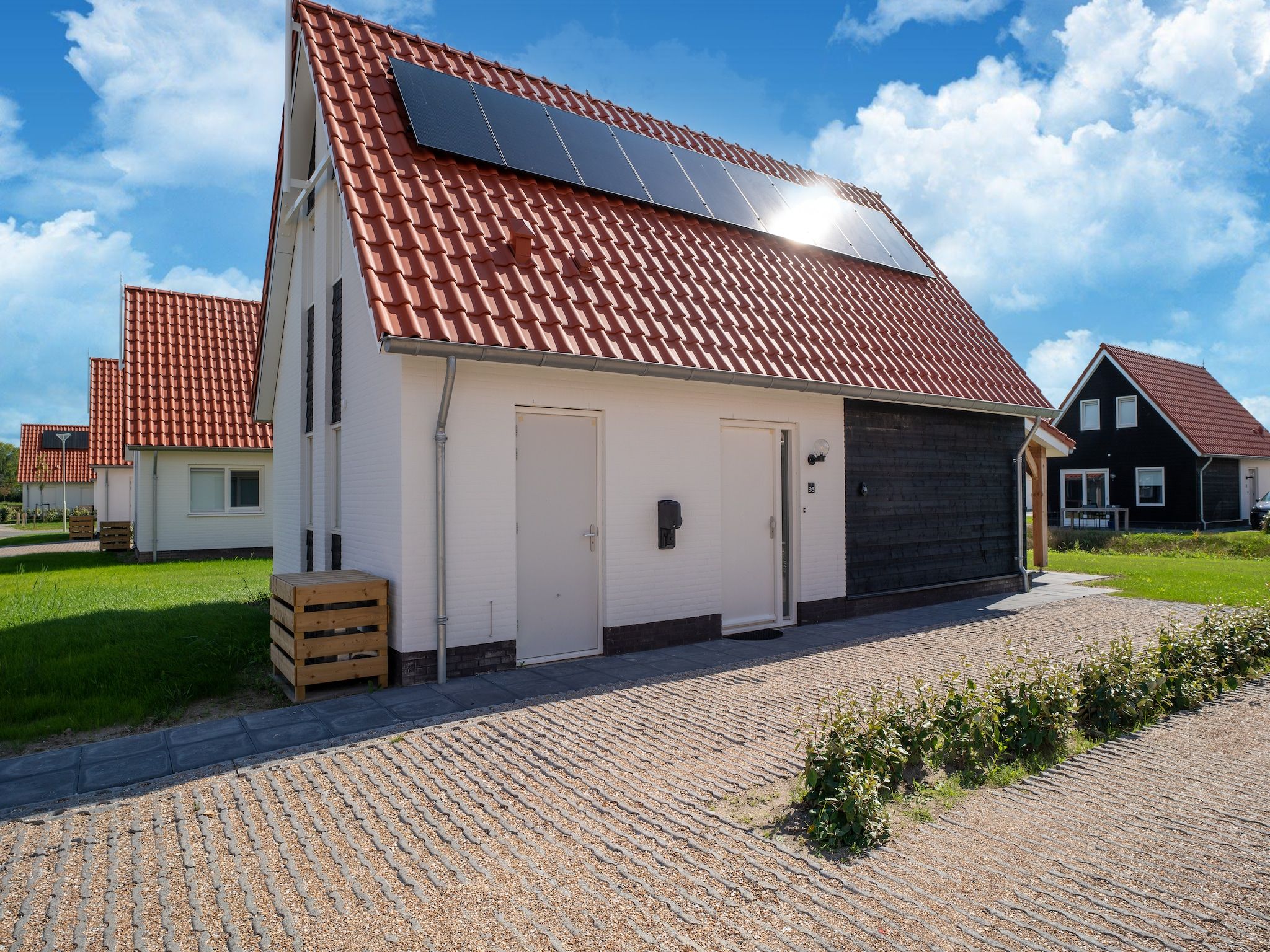 De buitenkant van De Kievit Huis Nr 36 in Scherpenisse