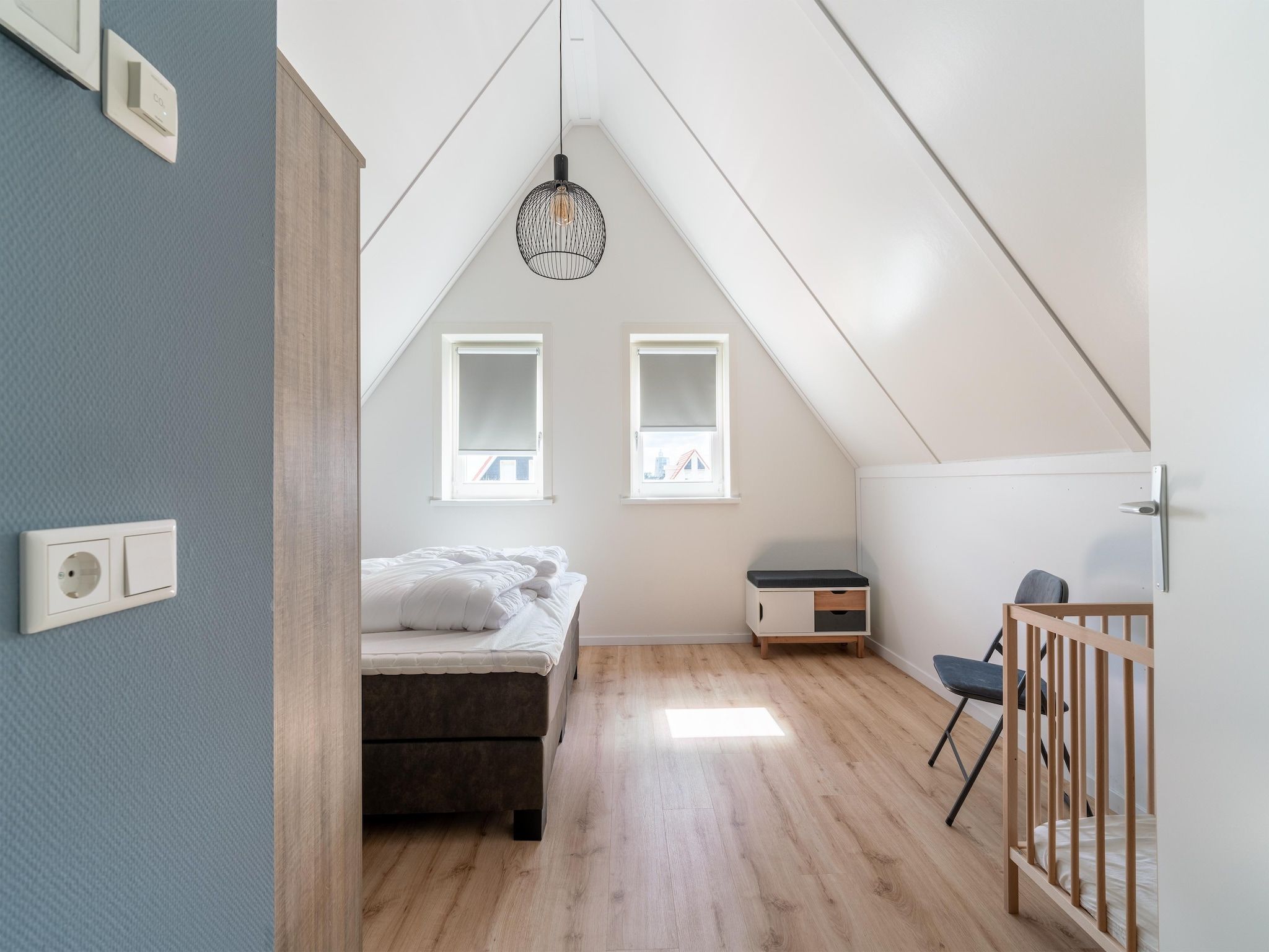 Een slaapkamer van De Kievit Huis Nr 36 in Scherpenisse