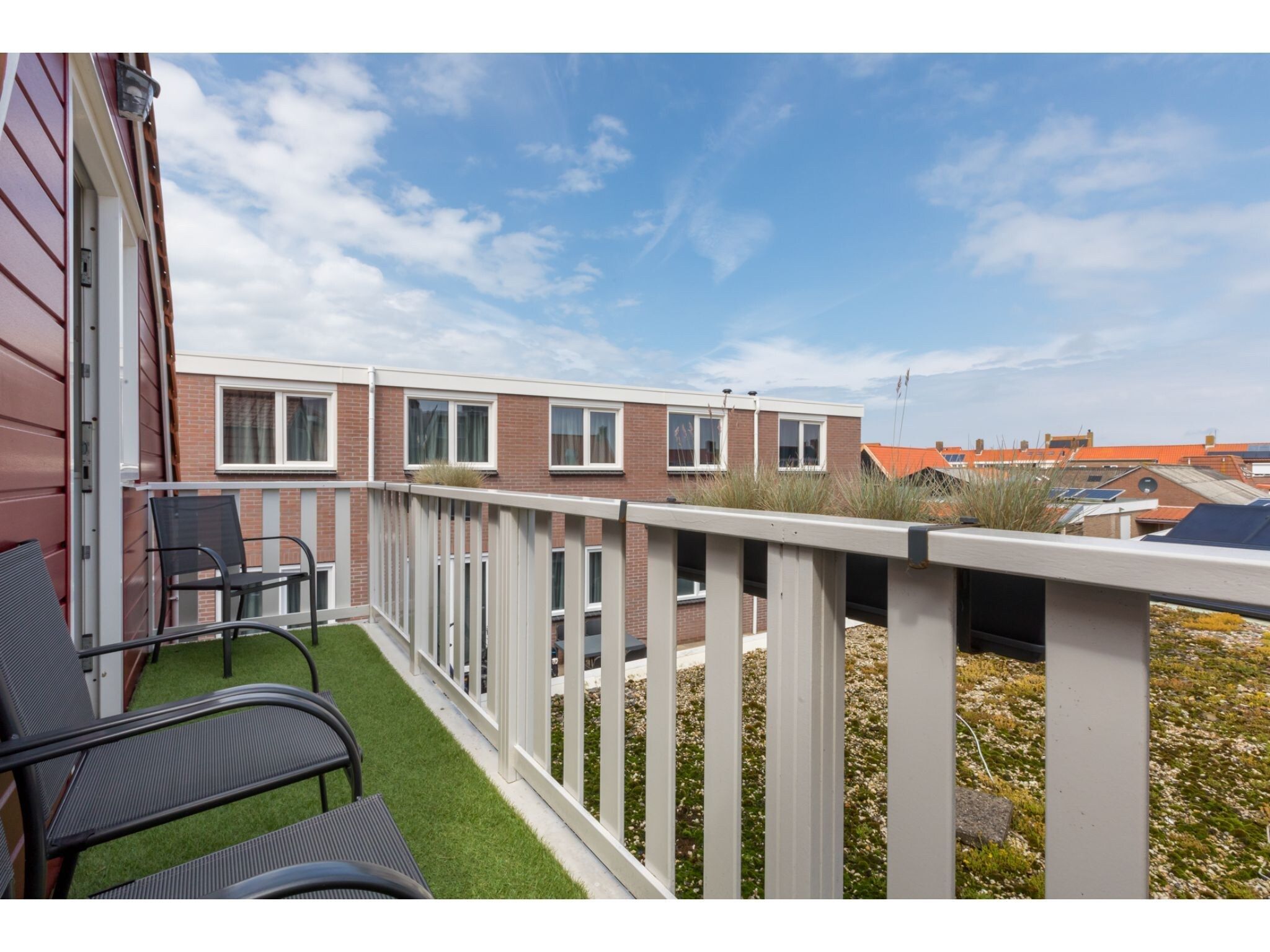 Het uitzicht vanaf Zuidstraat 103 in Westkapelle