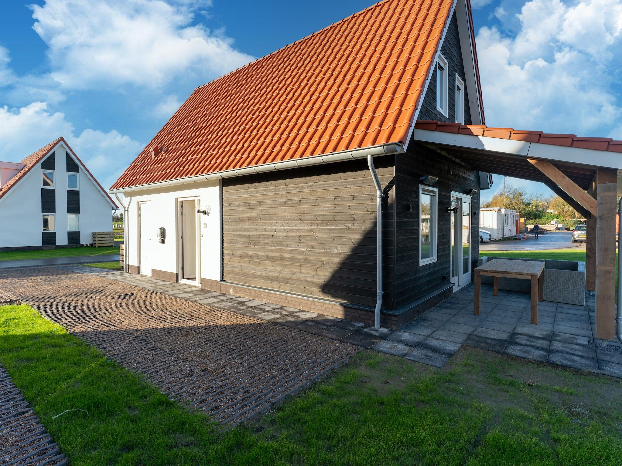 De tuin van De Smient Huis  Nr 42 in Scherpenisse