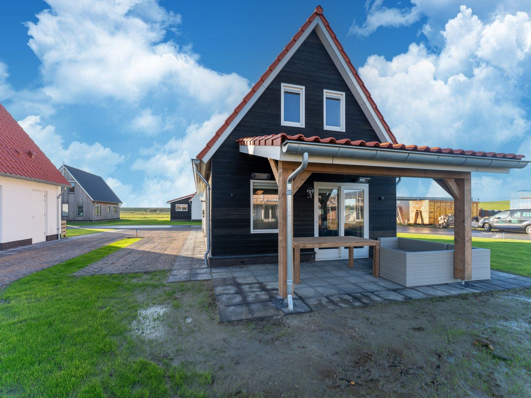 De buitenkant van De Smient Huis  Nr 42 in Scherpenisse