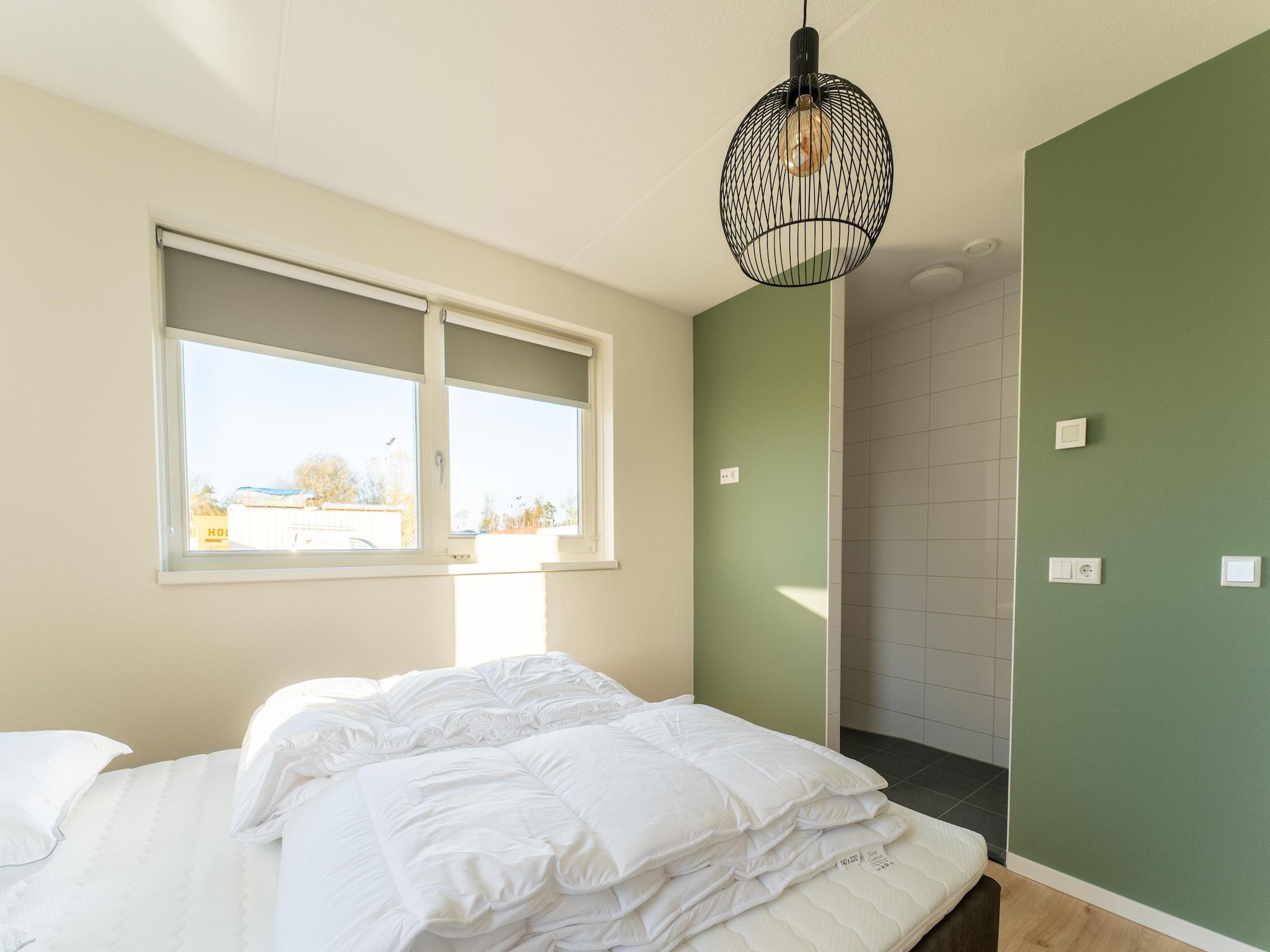 Een slaapkamer van De Smient Huis  Nr 42 in Scherpenisse