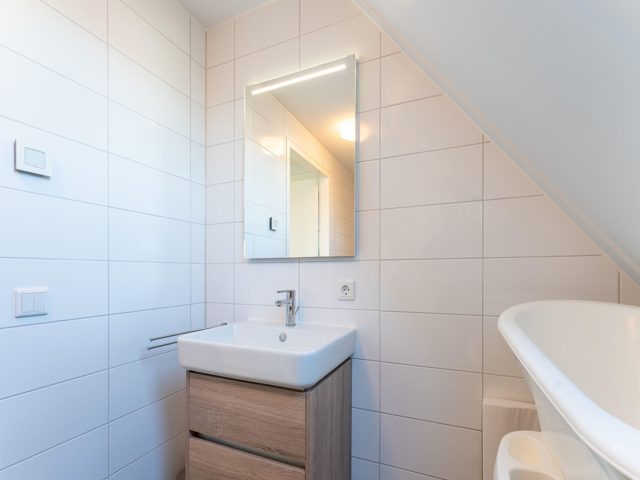 De badkamer van De Smient Huis  Nr 42 in Scherpenisse