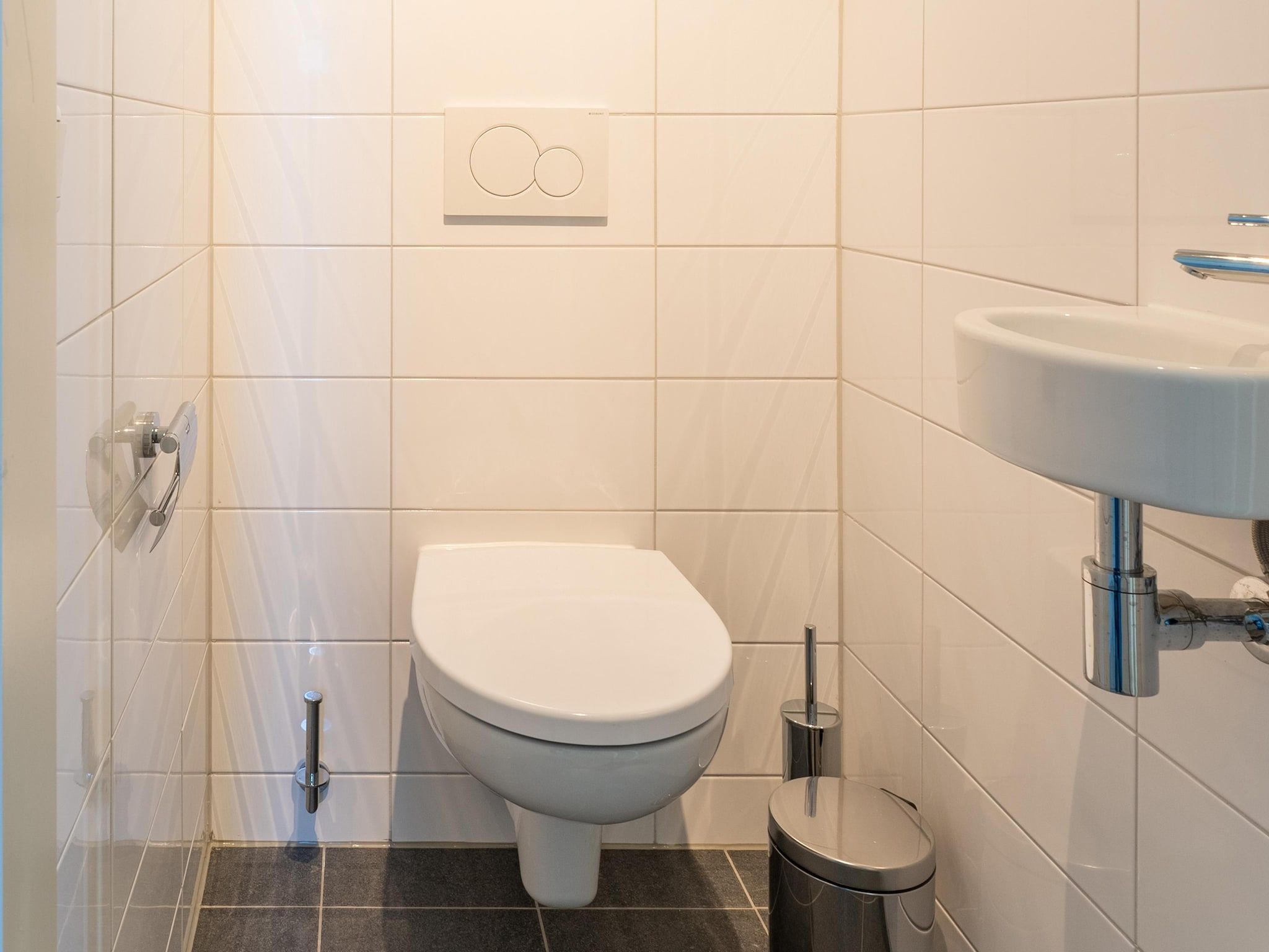 De badkamer van De Smient Huis  Nr 42 in Scherpenisse