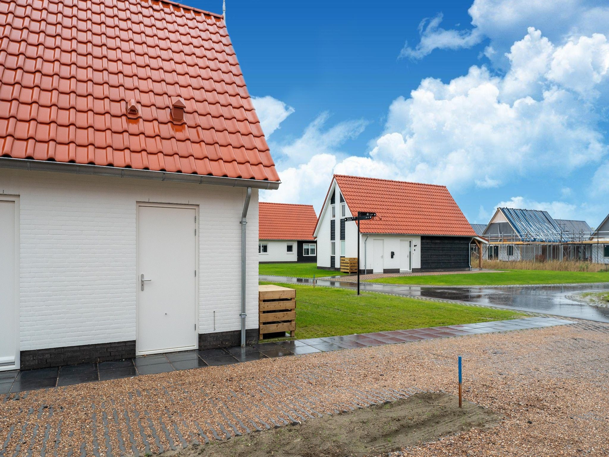 De tuin van De Wulp Huis Nr 50 in Scherpenisse