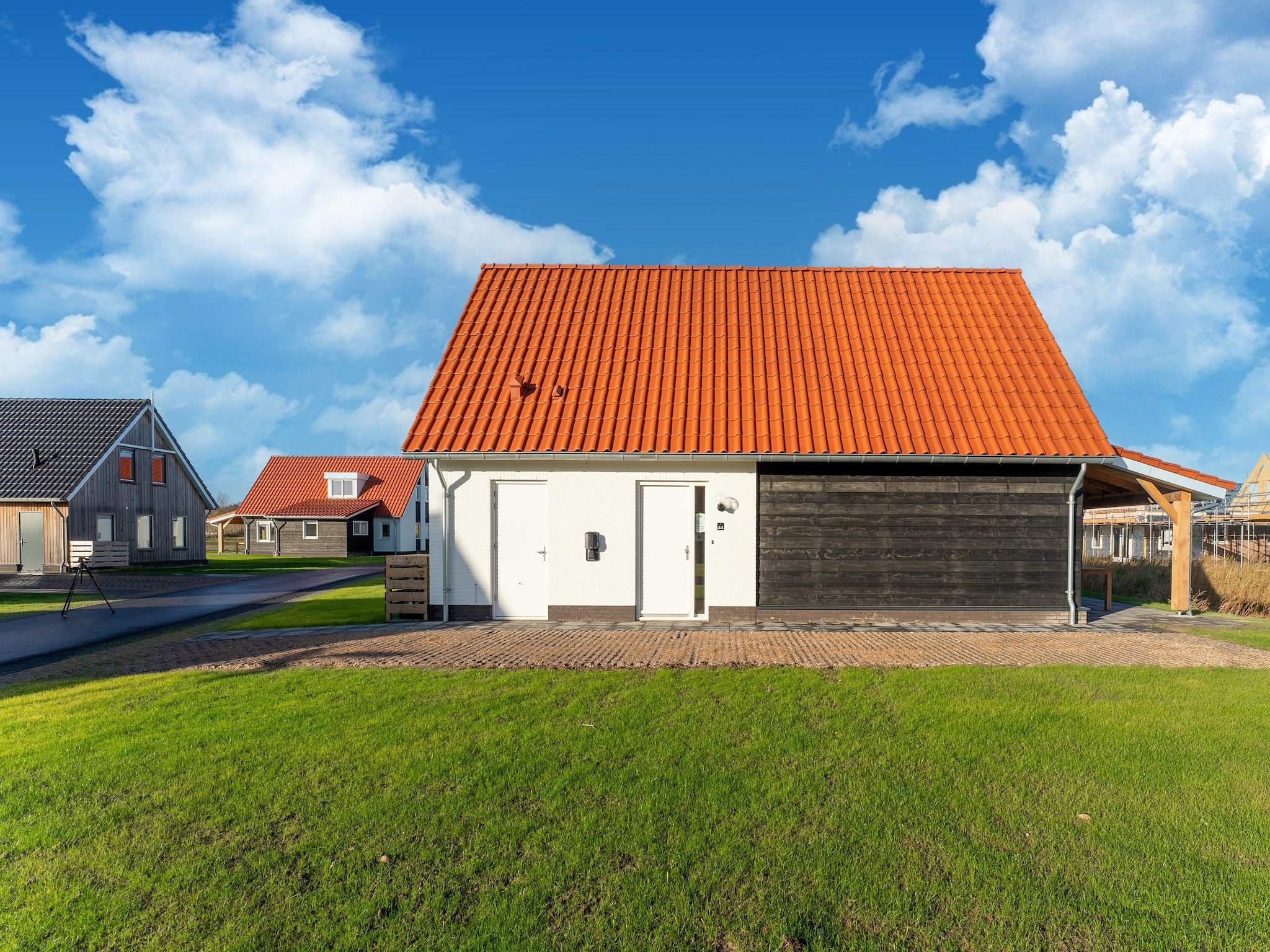 De buitenkant van De Merel Huis  Nr 44 in Scherpenisse