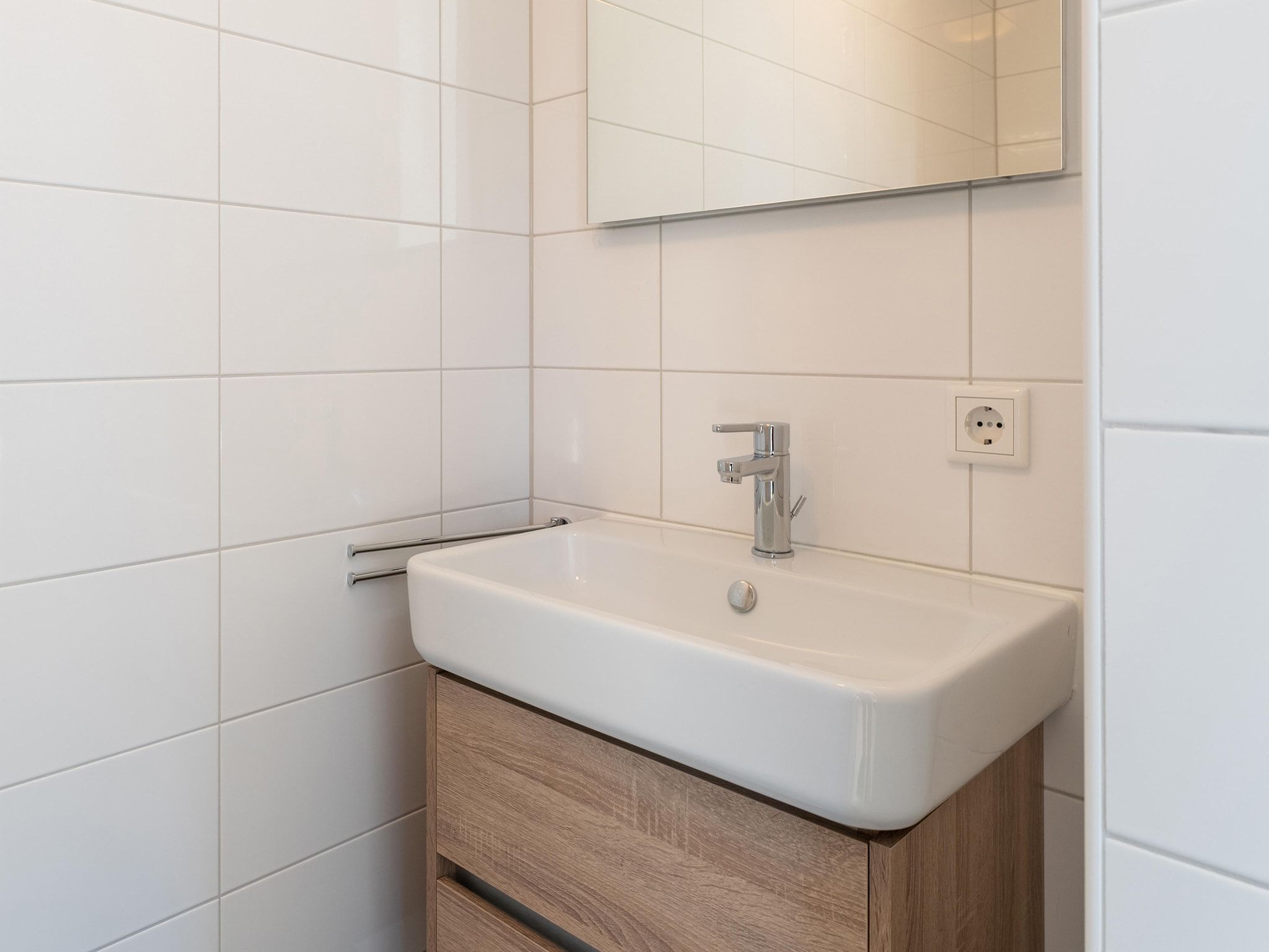 De badkamer van De Merel Huis  Nr 44 in Scherpenisse