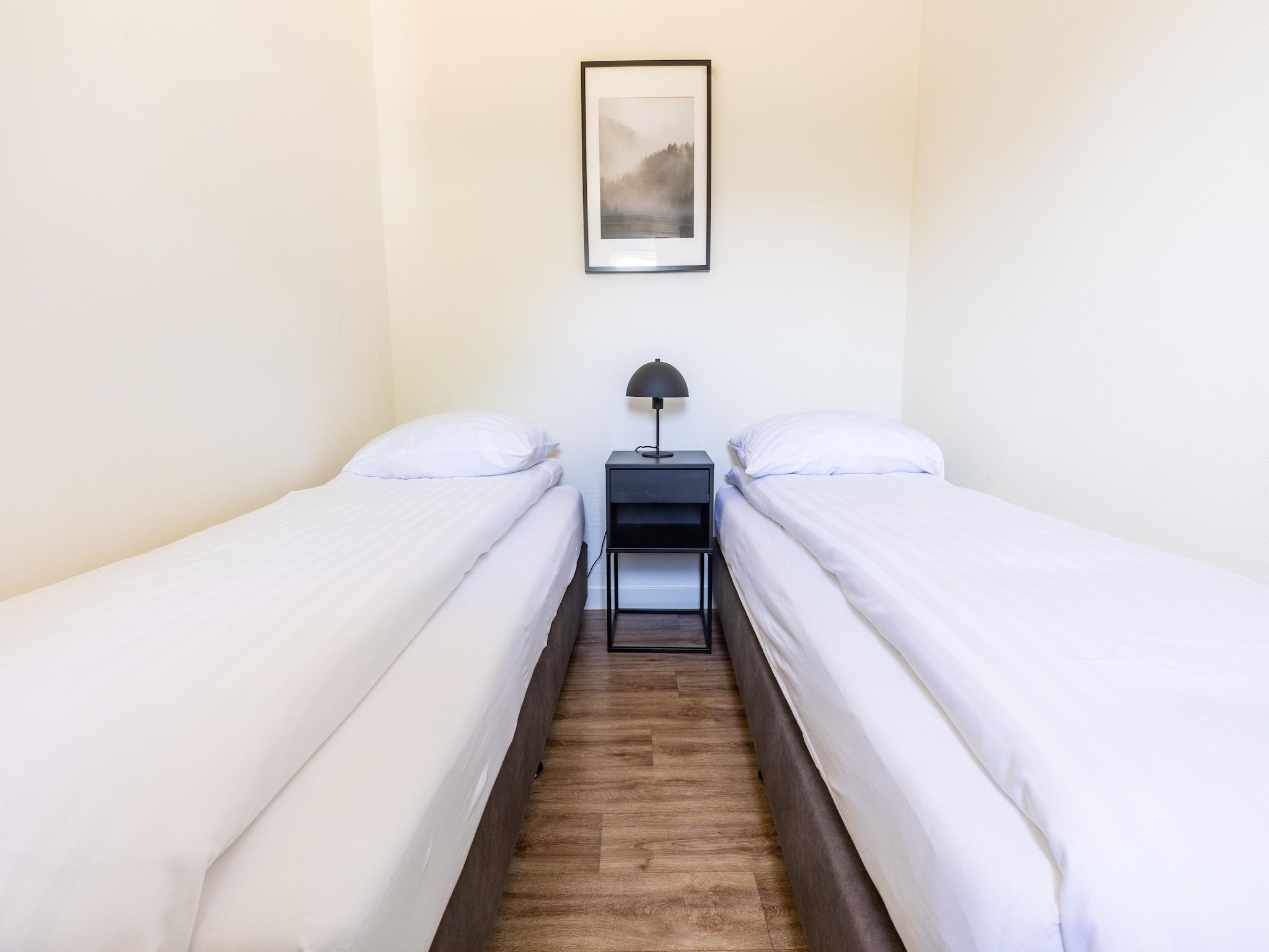 Een slaapkamer van Vakantiepark Molenvelden 1 in Veldhoven