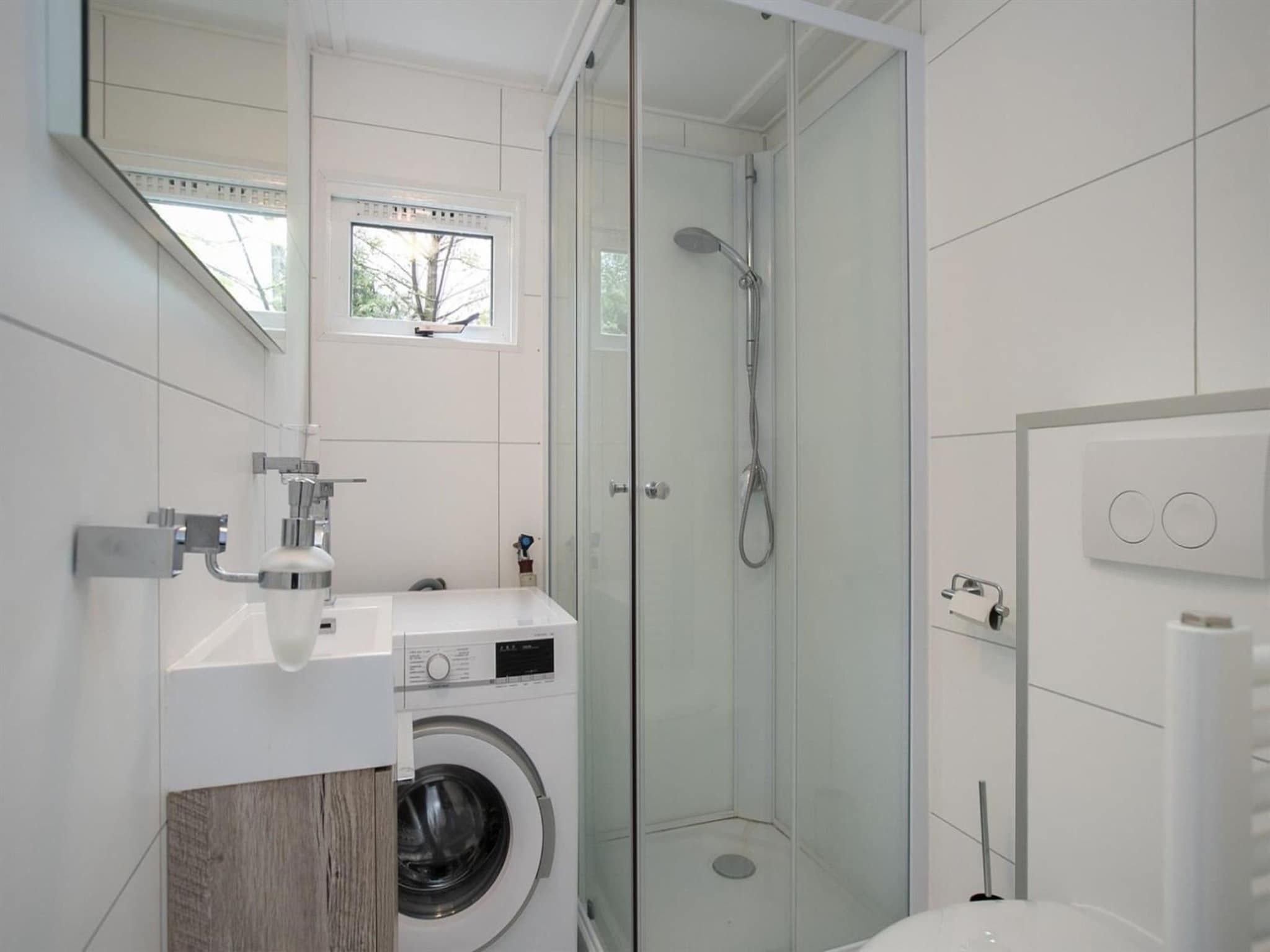 De badkamer van De Veluwse Eekhoorn in Garderen