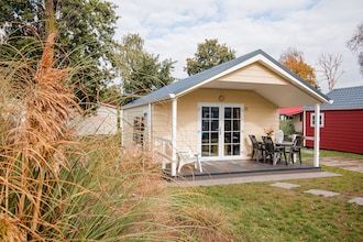 Overdekt Terraschalet aan Leukermeer in Well