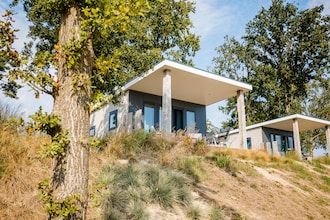 Chalet in Duisburg met Strand en Haven in Well