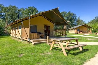 Chique glamping-uitje met zwembad in Dalfsen