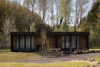 Luxe lodge in Nederland met hottub in Zeewolde