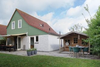Vakantiehuis in rustige park met tuin in Wemeldinge