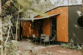 Charmante 5-persoons bijenlodge in het bos. in Balkbrug