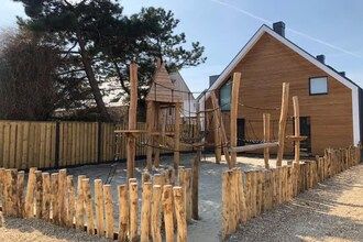 5-persoons lodge met privébalkon in Zoutelande