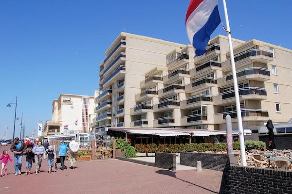 Buitenkant - Zee- en zonsondergangzicht appartement in Noordwijk aan Zee in Noordwijk aan Zee (1)