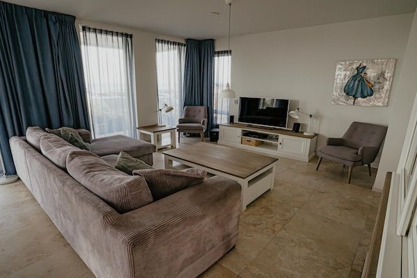 Woonkamer - Appartement in Egmond aan Zee bij Strand in Egmond aan zee (1)