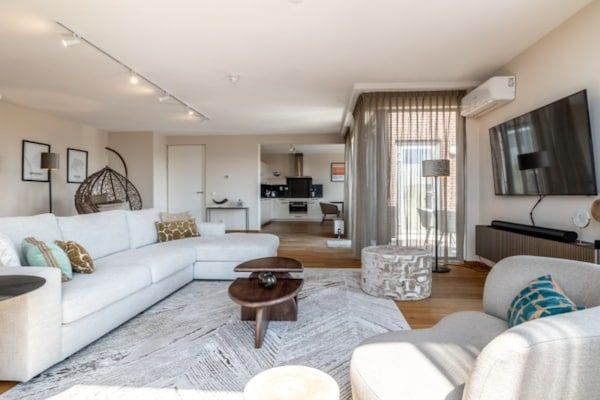 Woonkamer - Penthouse bij Scheveningen Strand in Den Haag (1)