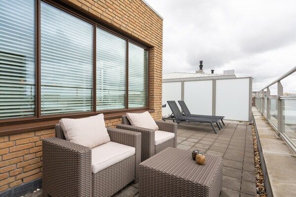 Terras - Appartement in Den Haag bij Scheveningen in Den Haag (5)