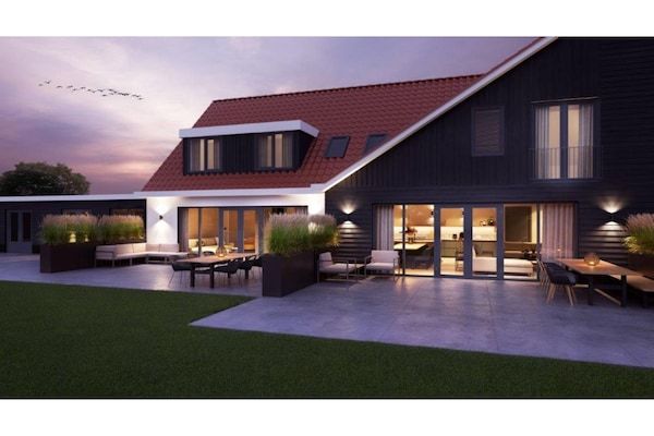 Buitenkant - Luxe Villa op Texel bij Zandstranden in De Cocksdorp (2)