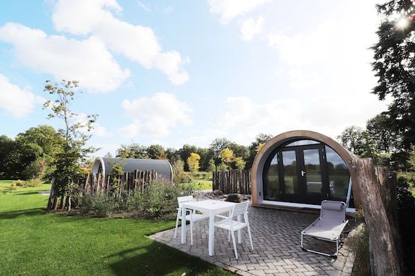 Buitenkant - Rustige wellnesslodge in Drenthe in Drenthe (1)