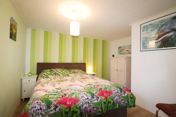 Slaapkamer - Vakantiehuis in Donkerbroek bij bosroutes in Donkerbroek (5)