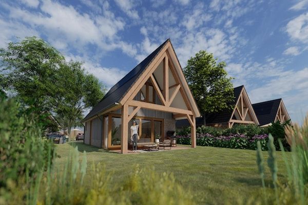 Buitenkant - Luxe duinvilla op een vakantiepark in Cadzand (2)