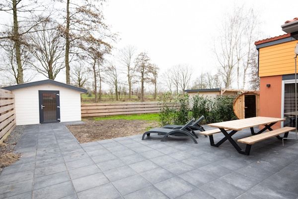 Tuin - Vakantiehuis in Zevenhuizen met Sauna in Zevenhuizen (4)