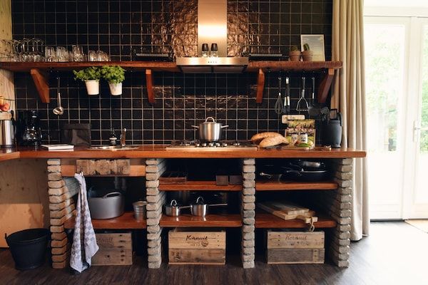 Keuken - Vossehoeck 3 met uitzicht op natuurgebied in Callantsoog (5)