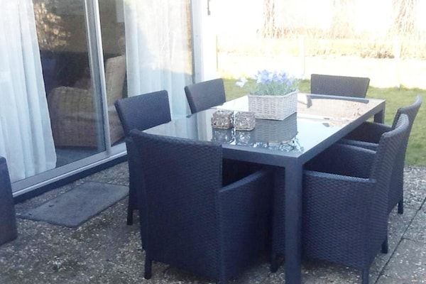 Terras - Zonovergoten vakantiehuis aan zee in Breskens (5)