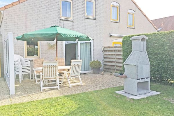 Terras - Bungalow in Breskens bij het Strand in Breskens (5)