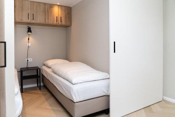 Slaapkamer - Vakantiehuis Bemelen bij Natuurgebied in Bemelen (4)