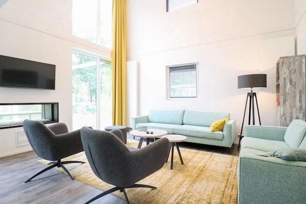 Woonkamer - Stijlvol chalet voor 6 personen in Otterlo in Otterlo (2)