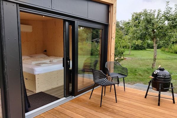 Wetland Cabin 2 persoons (op Boetiekpark de Kas, Scherpenzeel, Friesland) in Scherpenzeel (FR) - Foto 1 van 21