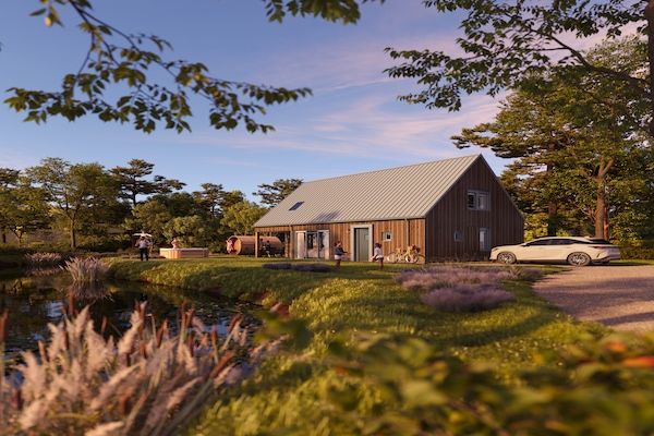 Kranssteen outdoor sauna in TA Gasselte - Foto 1 van 17