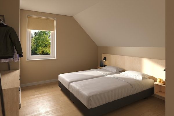 Slaapkamer - Vakantiehuis in Medemblik met eigen sauna in PS Opperdoes (3)