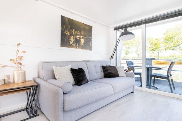 Woonkamer - Havenlodge voor 4 personen in Amsterdam (2)