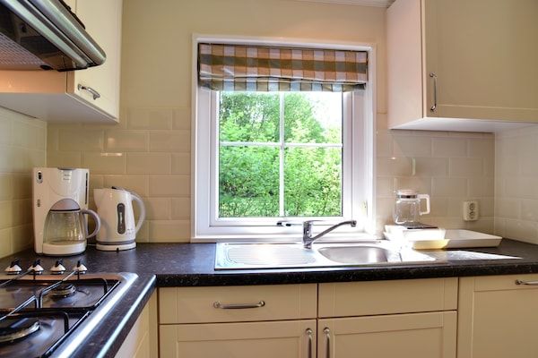 Keuken - Chalet in Nederland bij Bos en Water in Dalfsen (4)