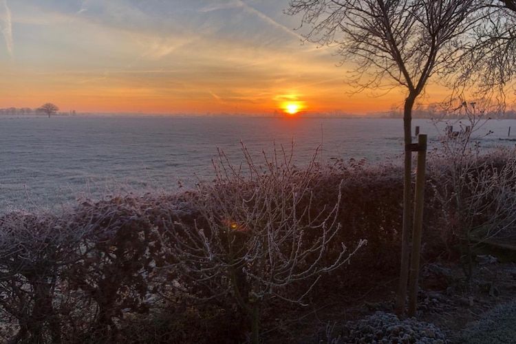 Het uitzicht vanaf Villa Grenszicht in Megchelen