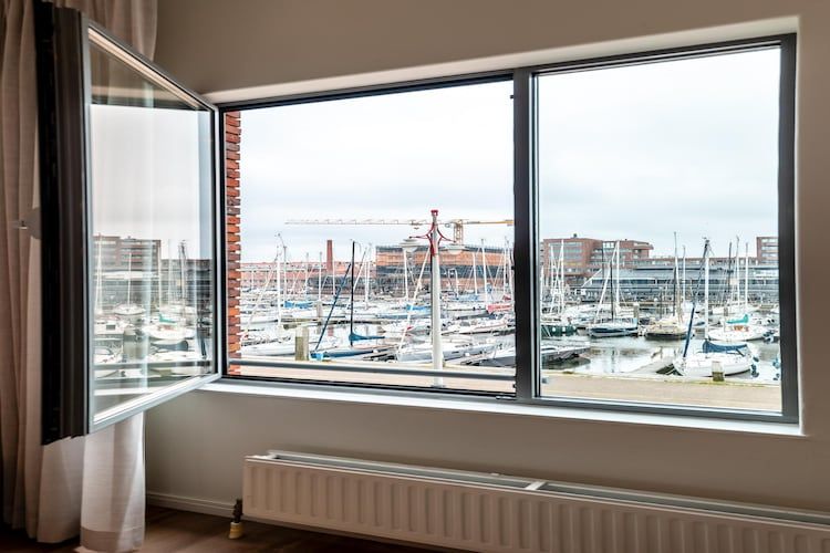 Het uitzicht vanaf Scheveningen Harbour 56 in Den Haag