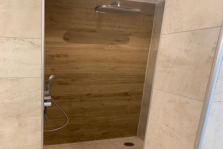 De badkamer van Casa Anna in Scherpenisse